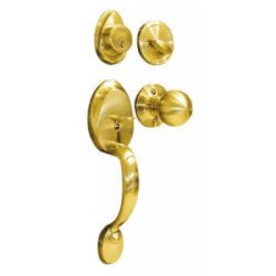 Cerradura De Gatillo Llave/Llave Laton Brillante Dalton  Blister-6742