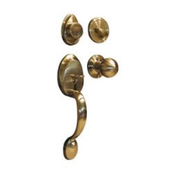 Cerradura De Gatillo Llave/Mariposa Laton Antiguo Dalton Blister-6747