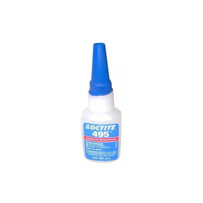 Adhesivo Instantaneo Uso Industrial Viscosidad Cp 40 20 Gr 0.70 Oz Super Bonder 495-03-270821 Adhesivo Instantaneo Uso Industrial Viscosidad Cp 40 20 Gr 0.70 Oz Super Bonder 495-03-270821