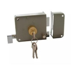Cerradura De Sobreponer Der Instala Facil Gris-6760