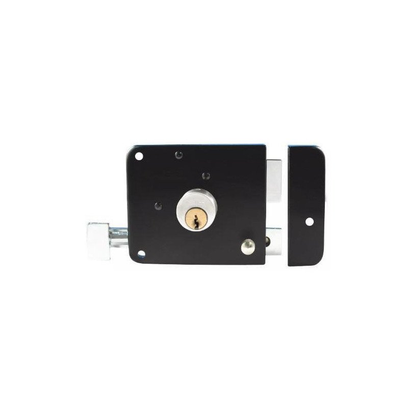 Cerradura De Sobreponer Der Instala Facil Negra-6972