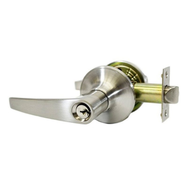 Cerradura Manija Tubular Recamara Niquel Satinado Onix-5828