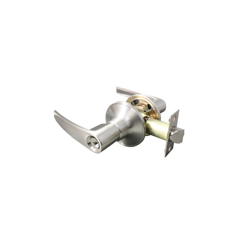 Cerradura Manija Tubular Recamara Niquel Satinado Onix Blister-6728