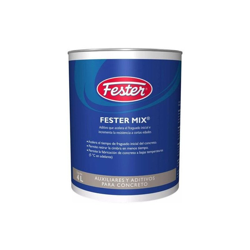Aditivo Liquido Acelerador Del Fraguado De Mezclas De Concreto 4 L Festermix-1630077 Aditivo Liquido Acelerador Del Fraguado De Mezclas De Concreto 4 L Festermix-1630077
