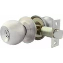 Cerradura Pomo Tubular Baño Acero Inoxidable Barza-6618