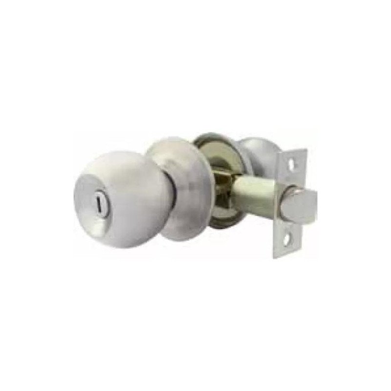 Cerradura Pomo Tubular Recamara Acero Inoxidable Barza-6617 Cerradura Pomo Tubular Recamara Acero Inoxidable Barza-6617