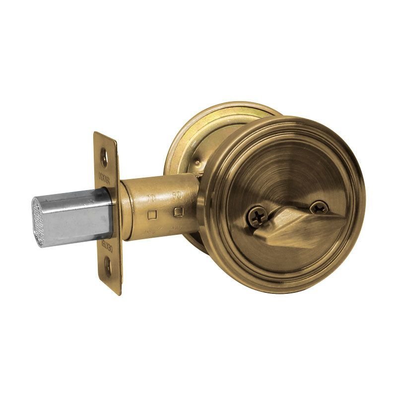 Cerrojo De Seguridad Llave/Mariposa Laton Antiguo-6634