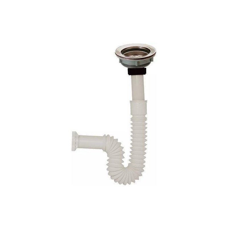 Cespol Flexible C/Contra Canasta Plastica Y Tubo De Plastico-10PPF Cespol Flexible C/Contra Canasta Plastica Y Tubo De Plastico-10PPF