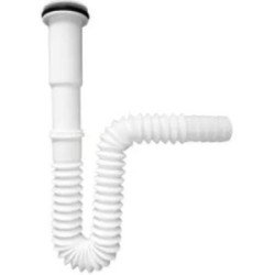 Cespol Para Lavabo Tipo P Con Rebosadero Tubo Contra 1.1/2 Maxtor-2675