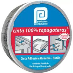 Cinta Asfaltica Autoadherible E Impermeable Gris 10Mt X 10Cm 100% Tapagoteras-CBU1G1011