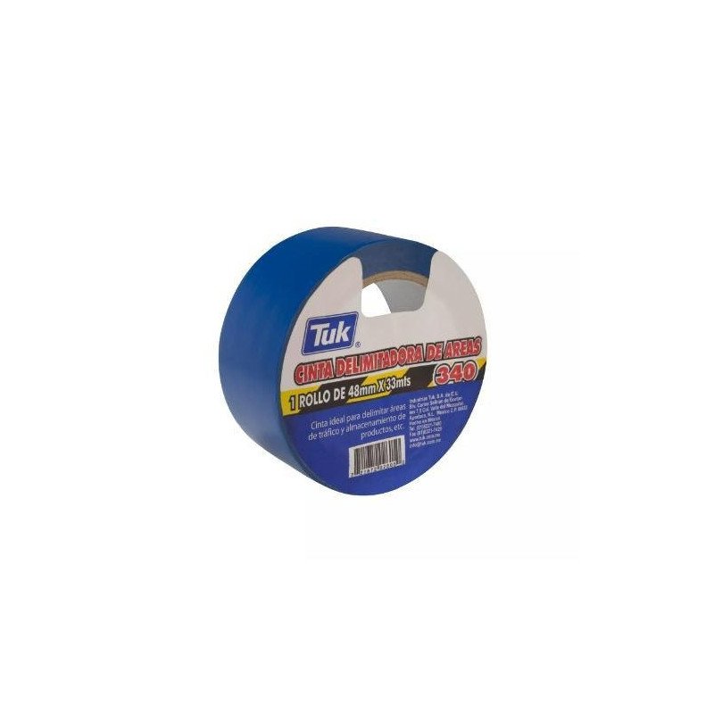 Cinta Delimitadora Adhesiva 48Mmx33Mt Azul-434015