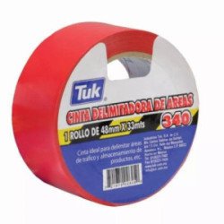Cinta Delimitadora Adhesiva 48Mmx33Mt Roja-434002