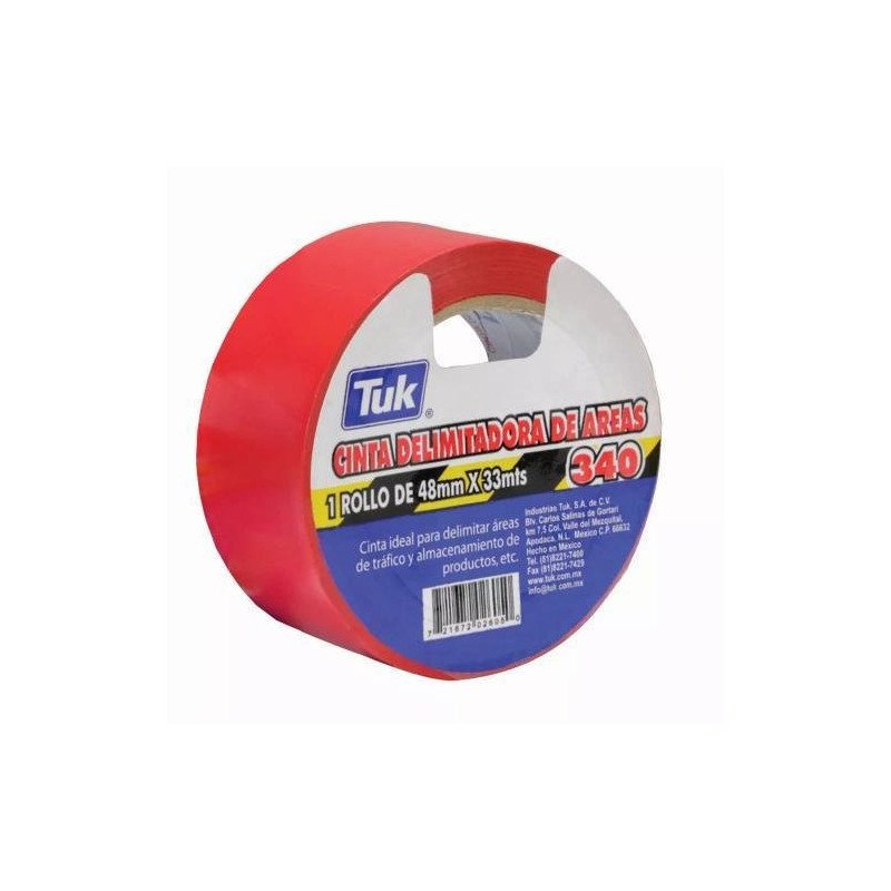 Cinta Delimitadora Adhesiva 48Mmx33Mt Roja-434002 Cinta Delimitadora Adhesiva 48Mmx33Mt Roja-434002