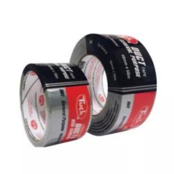 Cinta Para Ducto 48X10 Gris Plata 90T-659002