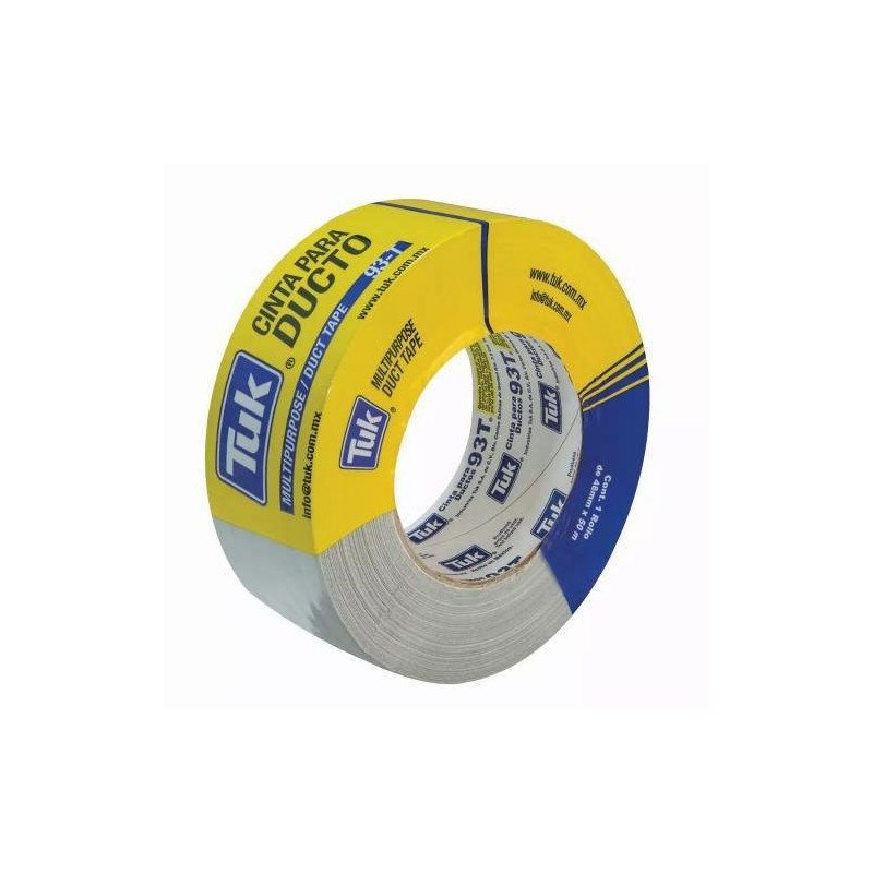 Cinta Para Ducto 48X50 Gris Plata 93T-659317 Cinta Para Ducto 48X50 Gris Plata 93T-659317