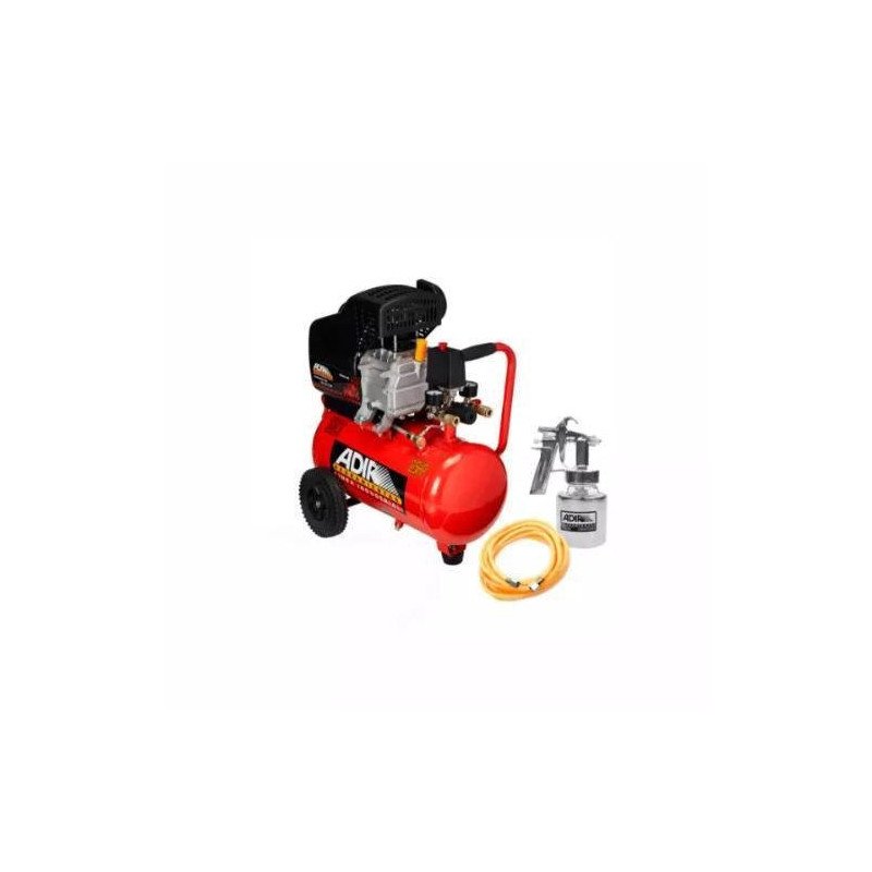 Compresor Moto Lubricado 120 Volt 2850 Rpm 2.5 Hp 25 Lt. 115Psi Horizontal +Manguera Y Pistola-2020K Compresor Moto Lubricado 120 Volt 2850 Rpm 2.5 Hp 25 Lt. 115Psi Horizontal +Manguera Y Pistola-2020K