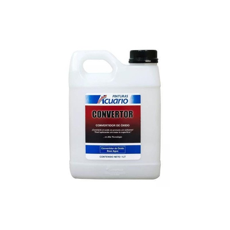 Convertidor De Oxido Ferrico En Pelicula Negra Inerte No Corrosivo Base Agua 1 Lt Convertor-PA78910 Convertidor De Oxido Ferrico En Pelicula Negra Inerte No Corrosivo Base Agua 1 Lt Convertor-PA78910