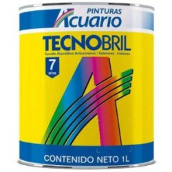 Esmalte Alquidalico 1 Lt Negro Mate Tecnobril-EV22210