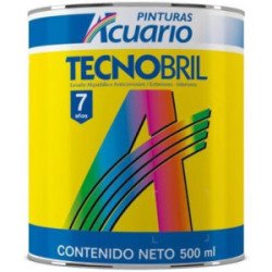 Esmalte Alquidalico 500 Ml Negro Mate Tecnobril-EV22205