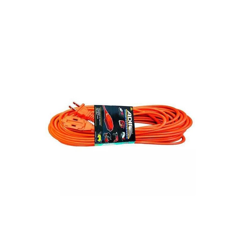 Extension Electrica Uso Rudo 12 Mt Cal. 16  Naranja-2633