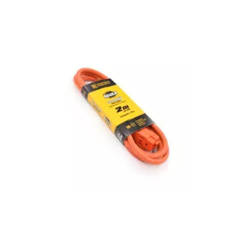 Extension Electrica Uso Rudo 2.0 Mt Naranja Cal. 16-200270 Extension Electrica Uso Rudo 2.0 Mt Naranja Cal. 16-200270