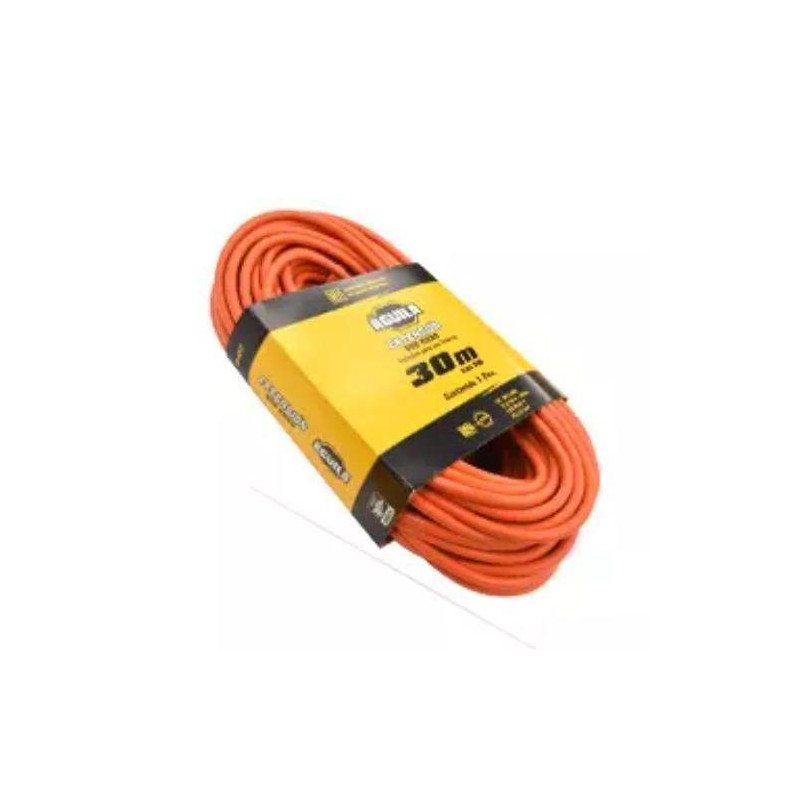 Extension Electrica Uso Rudo 30.0 Mt Naranja Cal. 16-200277
