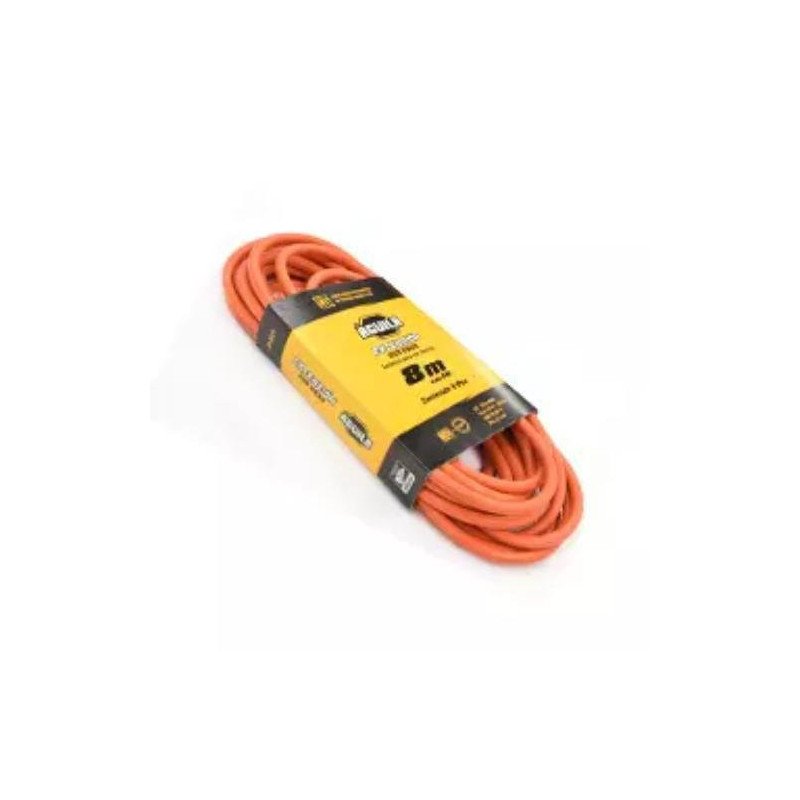 Extension Electrica Uso Rudo 8.0 Mt Naranja Cal. 16-200273