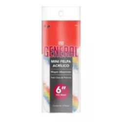 Felpa Mini P/Rodillo 6 2 Pack-FMA62