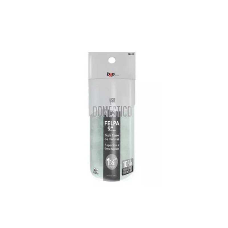 Felpa P/ Rodillo 9 Econo Roll 1-1/4-FEC49 Felpa P/ Rodillo 9 Econo Roll 1-1/4-FEC49