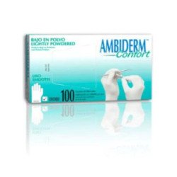 Guante De Latex Liso Grande Blanco Confort Caja C/100 Pzas-100101014