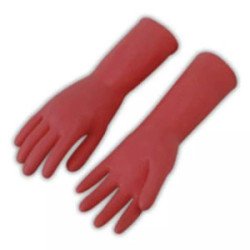 Guante De Latex Talla 8 Clasico Rojo-CLASICO8
