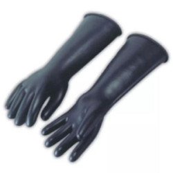 Guante De Latex Talla 9 Industrial Negro-IND300-9