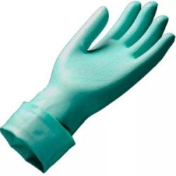 Guante De Nitrilo 100% Color Verde  Talla 10-NITRILO-10
