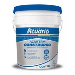 Impermeabilizante 5 Años 19 Lt Blanco Acriterm Construpro-IM77290