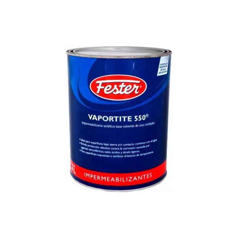 Impermeabilizante Asfaltico Base Solvente 4 Lt Vaportite 550-1628827