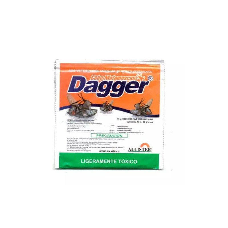 Insecticida P/Moscas Sobre 20 Gr Dagger-DAG-20 Insecticida P/Moscas Sobre 20 Gr Dagger-DAG-20