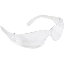 Lentes De Seguridad Anti-Impacto Y Anti-Ralladuras Claro Sin Espejo 100% Policarbonato-LL01C