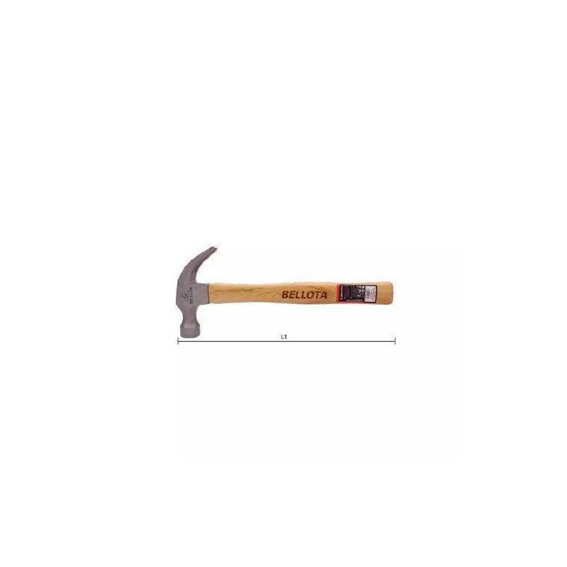Martillo Octagonal De Uña Curva Mango Madera 16 Oz-78001BOCTS Martillo Octagonal De Uña Curva Mango Madera 16 Oz-78001BOCTS
