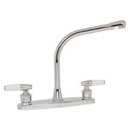 Mezcladora Para Fregadero 8 Cuello De Cobra Cubierta Abs,Manerales Palanca Abs,Cartucho Ceramico-8IPP