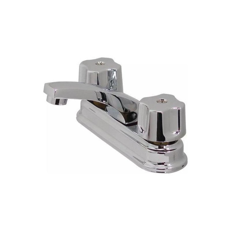 Mezcladora Para Lavabo 4 Tauro Cubierta, Manerales, Cartucho Ceramico Entrada Estrias Cromo-24Q Mezcladora Para Lavabo 4 Tauro Cubierta, Manerales, Cartucho Ceramico Entrada Estrias Cromo-24Q