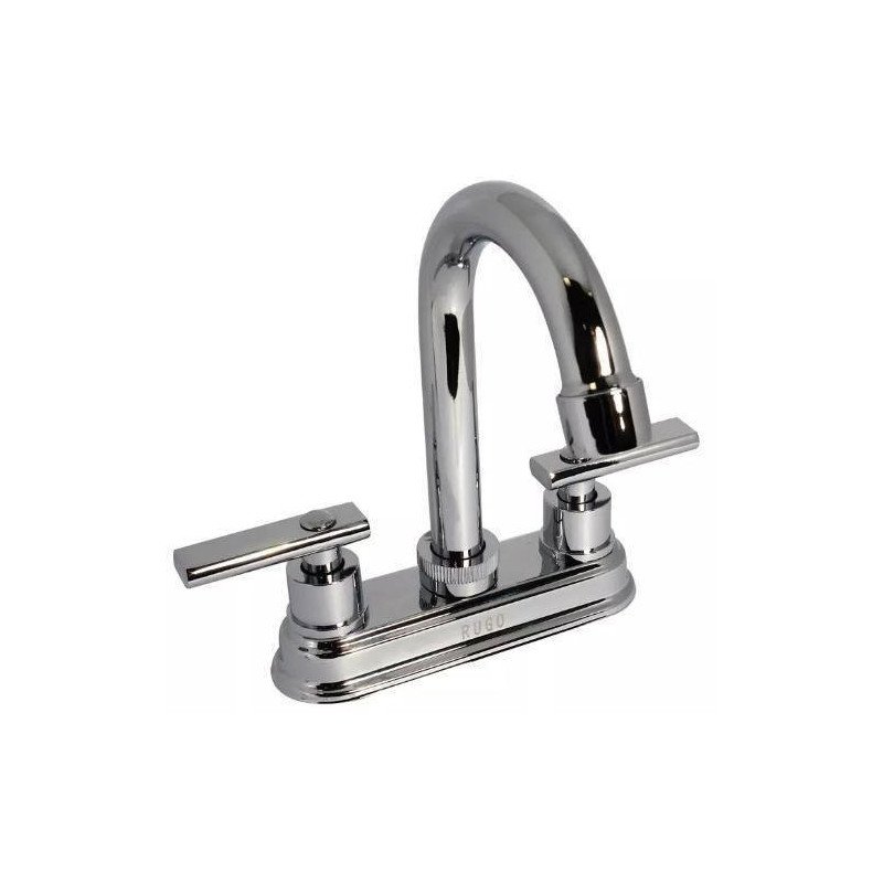 Mezcladora Para Lavabo Tipo Bar Manerales Danubio, Cartucho Ceramico Cromo-24ID