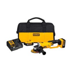 Mini Esmeriladora Angular Inalambrica 4.1/2 20 V 7000 Rpm 5/8-11 2 Baterias Cargador Bolsa-DCG412P2