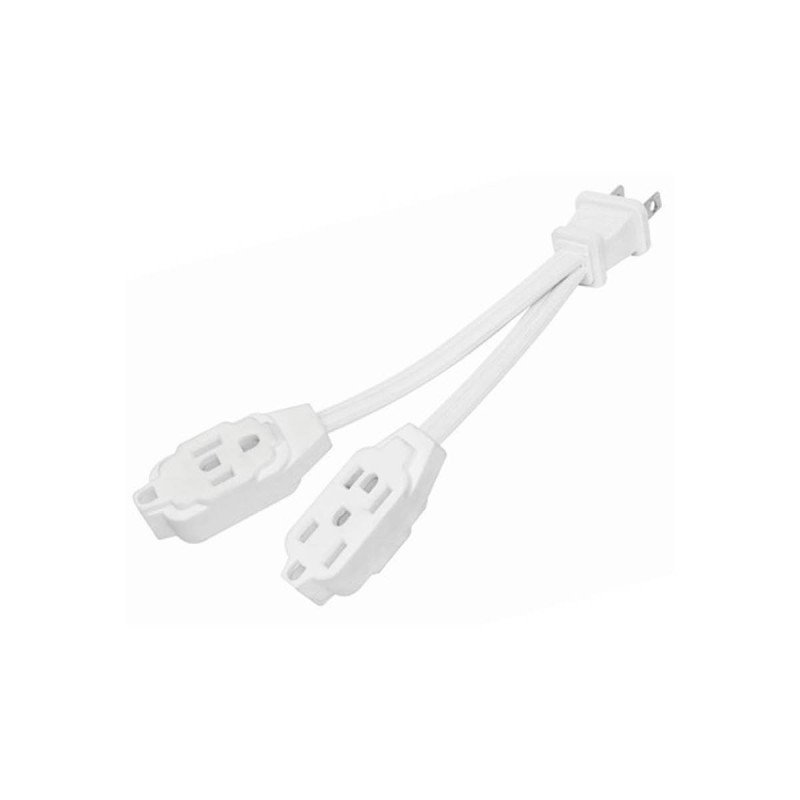 Mini Extension Electrica Casera Dual Blanca 10 Cm-5819 Mini Extension Electrica Casera Dual Blanca 10 Cm-5819