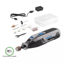 Moto-Tool Inalambrico 4 V 8000-25000 Rpm Con Cargador Usb Y 10 Accs Dremel Lite-F0137760AW