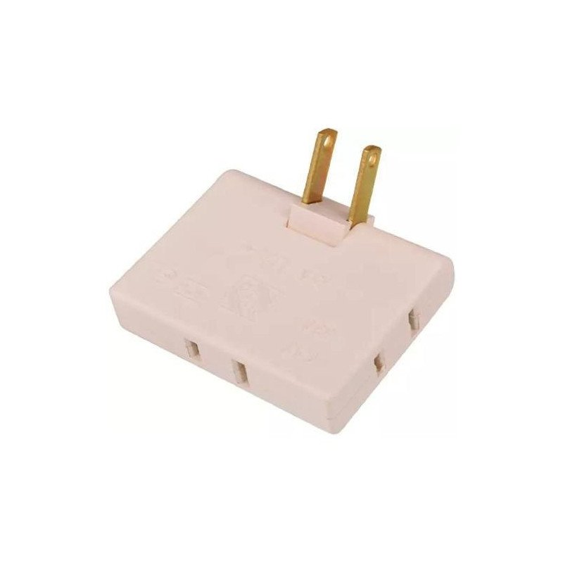 Multicontacto Electrico 127V 3 Entradas Polarizadas Cuadrado Movil Marfil 330-M-310771 Multicontacto Electrico 127V 3 Entradas Polarizadas Cuadrado Movil Marfil 330-M-310771