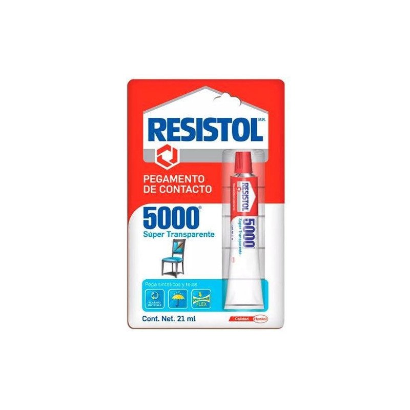 Pegamento De Contacto 21 Ml 0.71 Oz Base Solvente Transparente 5000 Blister-1888918