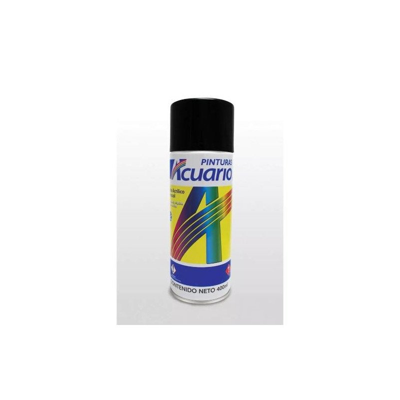 Pintura En Aerosol 400Ml Negro Satinado-AA75105