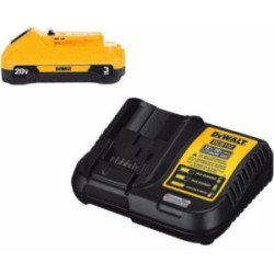 Bateria Para Herramientas Inalambricas 20 V Max 3.0 Ah Ion De Litio + Cargador De 12 V/20 V-DCB230C