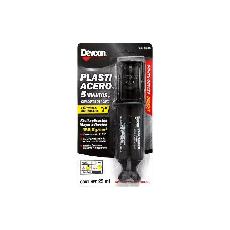 Plastiacero Liquido Jeringa 25 Ml 0.84 Oz 5 Minutos-R5-45 Plastiacero Liquido Jeringa 25 Ml 0.84 Oz 5 Minutos-R5-45