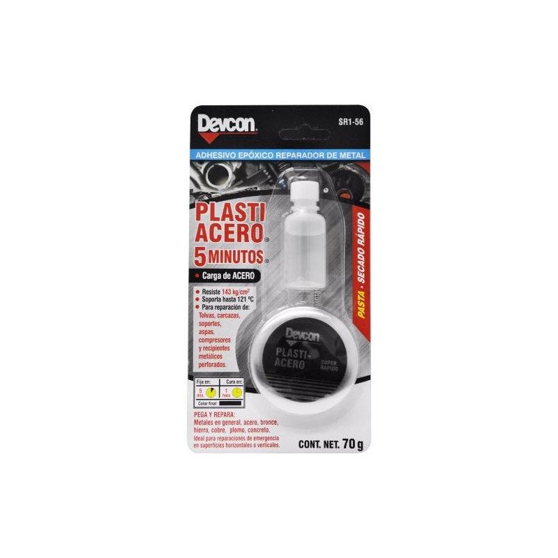 Plastiacero Pasta Lata 70 Gr 02.46 Oz Rapido-SR1-56 Plastiacero Pasta Lata 70 Gr 02.46 Oz Rapido-SR1-56